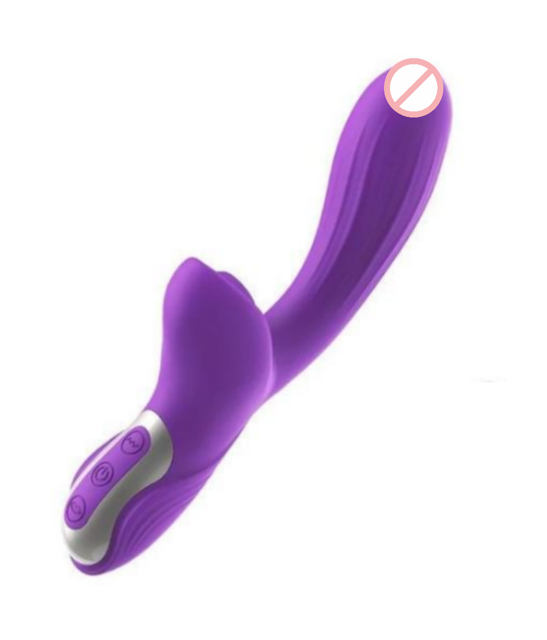 CAESAR Silicone Rabbit Vibrator For Women With Tongue Suction