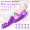 CAESAR Silicone Rabbit Vibrator For Women With Tongue Suction