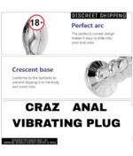 CRAZ Unisex Stainless Steel Anal Plug - Image 5