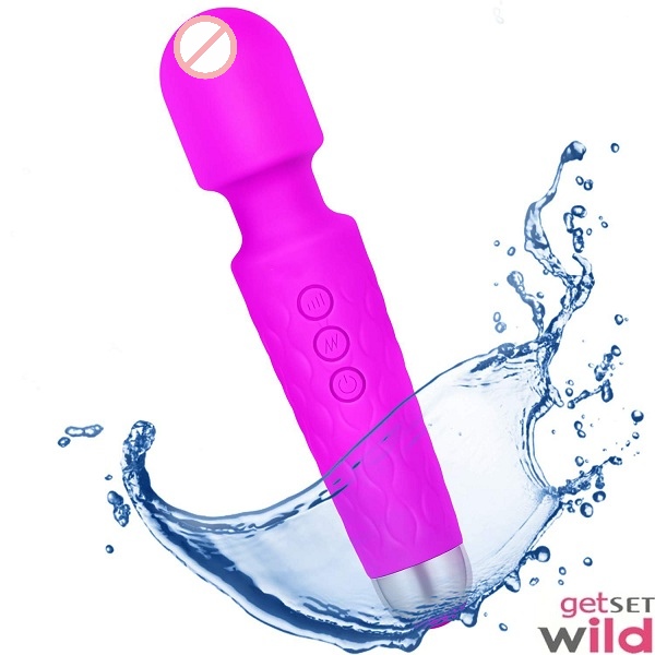 Cordless Wand Massager With 8 Powerful 20 Vibration Modes