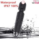Cordless Wand Massager With 8 Powerful 20 Vibration Modes