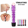 Crystal G-Spot Single Massager Vibrator With Barbed For Female