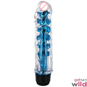 Crystal G-Spot Single Massager Vibrator With Barbed For Female