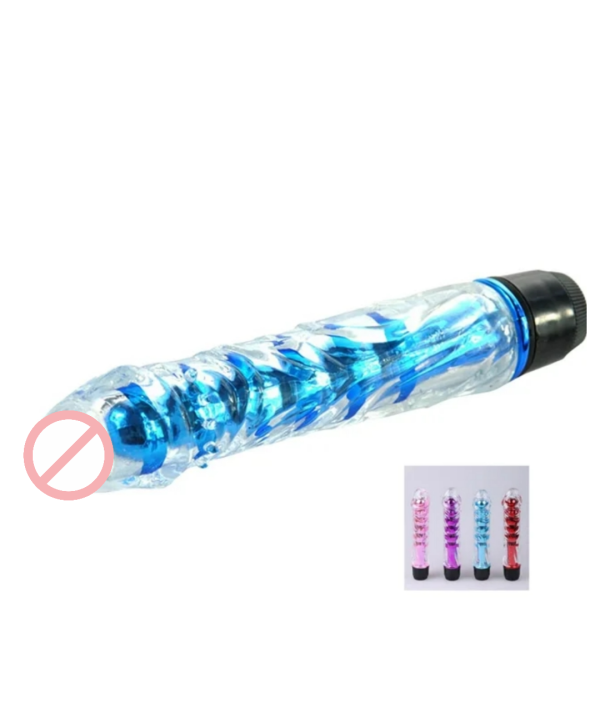 Crystal G-Spot Single Massager Vibrator With Barbed For Female