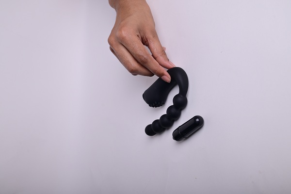 NATO Vibrating Anal Beaded Butt Plug With Remote NATO Vibrating Anal Beaded Butt Plug With Remote