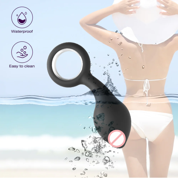Deep Bummer Vibrating Plug With Pull Ring