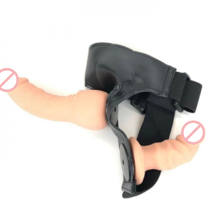 Double Dildo With Strap-On Adjustable Belt BAILEY