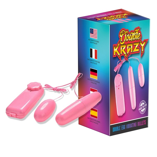 Double Krazy Remote Control Egg Vibrator for Women