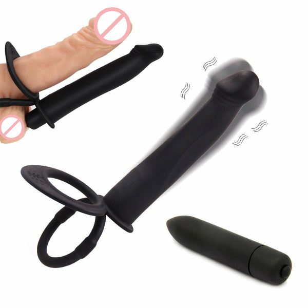 Double O Fun Black Anal Vibrator