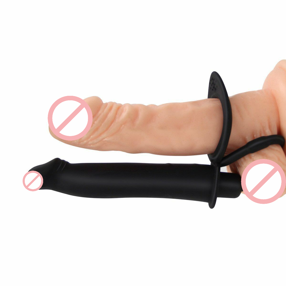 Double O Fun Black Anal Vibrator