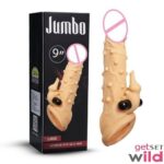Dragon Silicone Washable Condom Reusable Penis Sleeve With Vibrator - Image 2