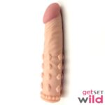 Dragon Dotted Pure Silicone Strong Penis Sleeve for Men