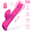 Dual 12 Function Rabbit Vibrator With Stretch And Intelligent Heating