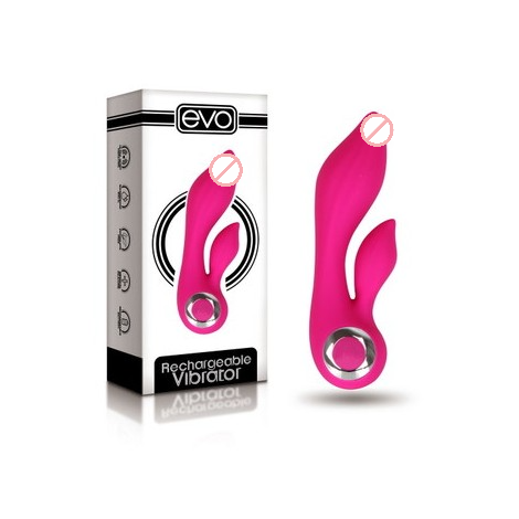 EVO Luxurious G-spot And Clitoral Vibrator Dual Motor USB Rechargeable