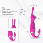Emma Vibrator With Double Motor Stimulator 36 Speeds - Image 3