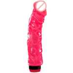 Erotic Soft Jelly Realistic Pink Colour Dildo with Super Strong Vibration 9 Inch
