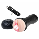 FleshTight Vibrating Pussy Masturbator With Remote Control