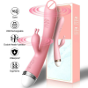 G-Spot Rabbit Double Vibrator Pink, Waterproof, USB charging