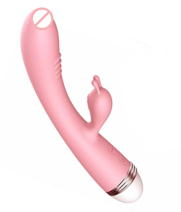 G-Spot Rabbit Double Vibrator Pink, Waterproof, USB charging