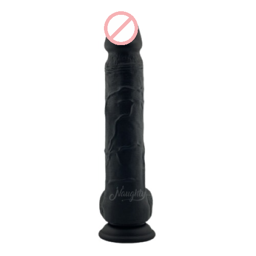 GodZilla BLACK Long Dildo 10 Inch