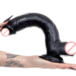 10.5 Inch Z BLACK Long Dildo With Suction Cup - Image 2