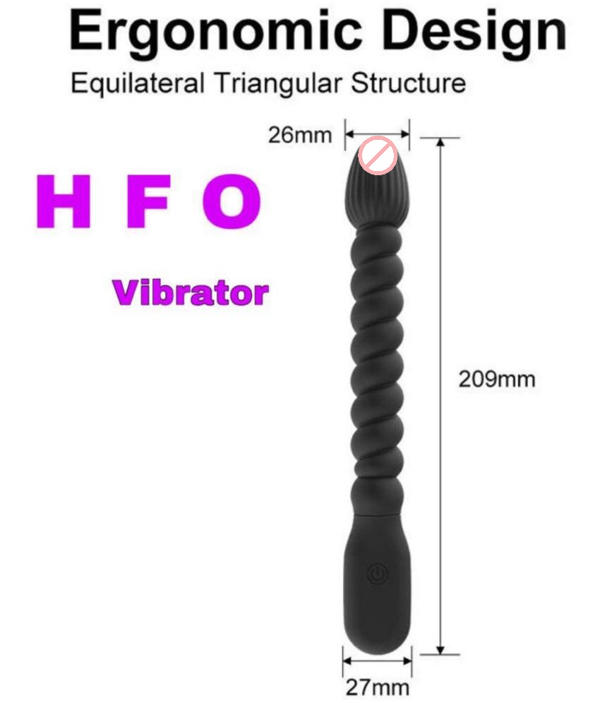 HFO Silicone Vibrator With Extra Head VIB For women1b HFO Silicone Vibrator With Extra Head VIB For women