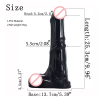 Horse Black 10 Inch Dildo with Suction Cup