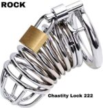 Metal Penis Annulus Cock Cage Stainless Steel Chastity Device For Men - Image 2