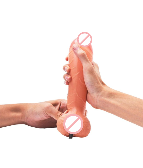 Inflatable 6 Inch Dildo with Suction Cup For Normal to Extreme Fun At Once