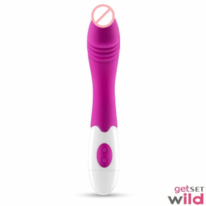 Janu Soft Silicone Female G Spot USB Vibrator Pink