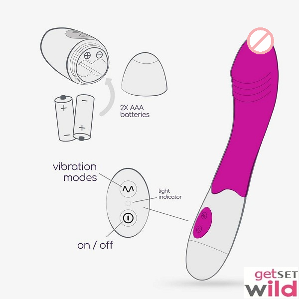 Janu Soft Silicone Female G Spot USB Vibrator Pink