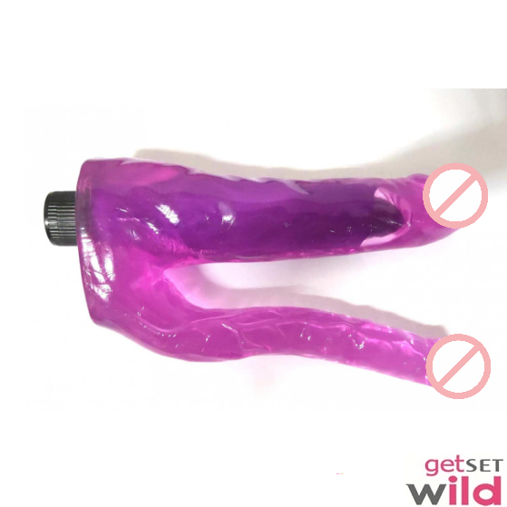 Jelly Multi Speed Vibrating Double Dildo