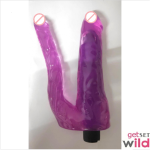 Jelly Multi Speed Vibrating Double Dildo