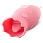 2 In 1 Jingling Double Jumping Licking Tongue Vibrator and Egg Vibrator - Image 3
