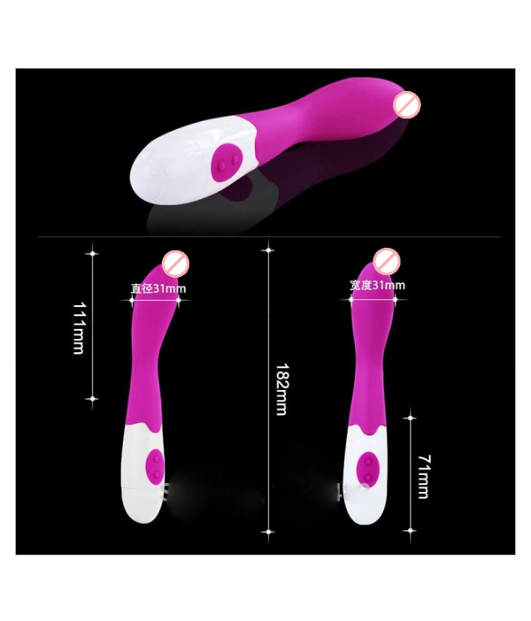 Joy Pink And White 7 Speed G Spot Vibrator