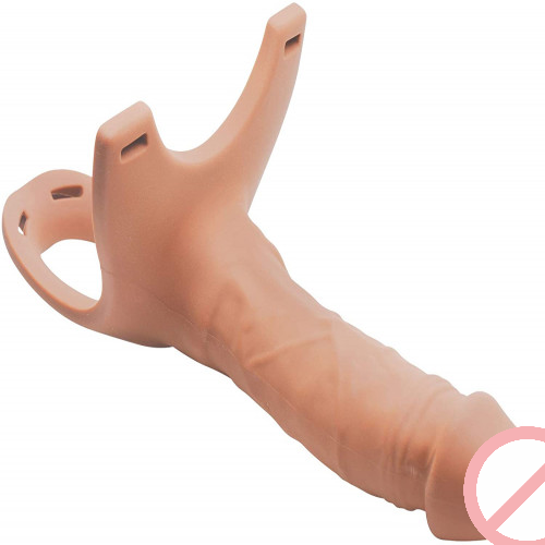 KINGS Silicone Strap-On Hollow Dildo With Harness for Men