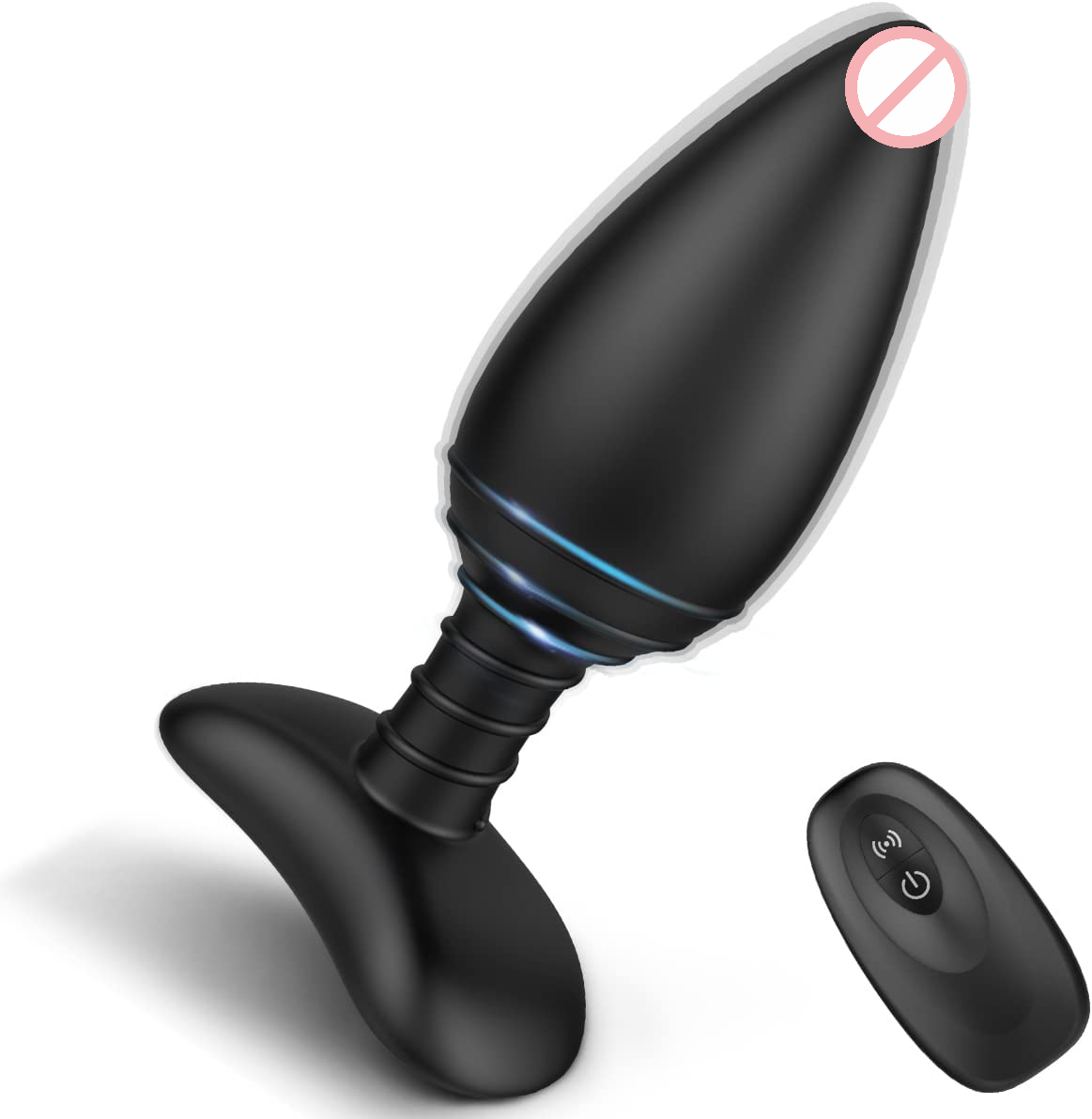 Lange Remote Anal Plug-Silicone