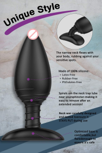 Lange Remote Anal Plug-Silicone