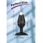 Lange Remote Anal Plug-Silicone