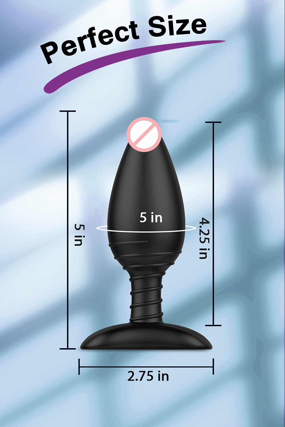 Lange Remote Anal Plug-Silicone
