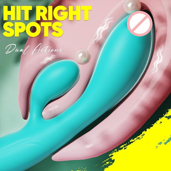 Lesy G Spot Clitoral Stimulator Silicone Rabbit Vibrator