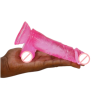 Lifelike Lover Luxe Silicone Realistic Pink Dildo 8 Inch
