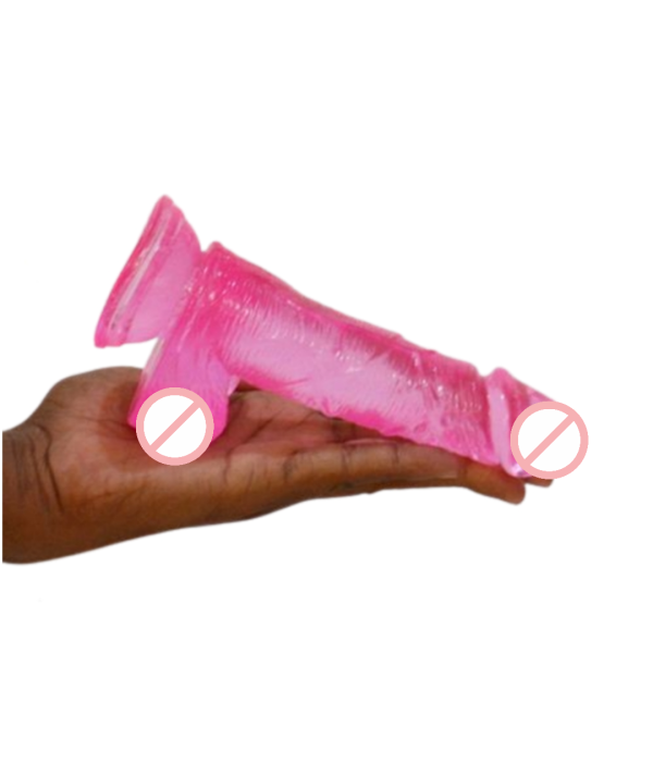 Lifelike Lover Luxe Silicone Realistic Pink Dildo 8 Inch