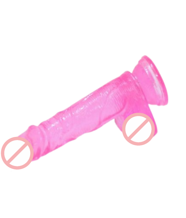 Lifelike Lover Luxe Silicone Realistic Pink Dildo 8 Inch1b