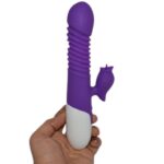 Lisa Thrusting Double Power Stretch Rabbit Vibrator