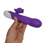 Lisa Thrusting Double Power Stretch Rabbit Vibrator