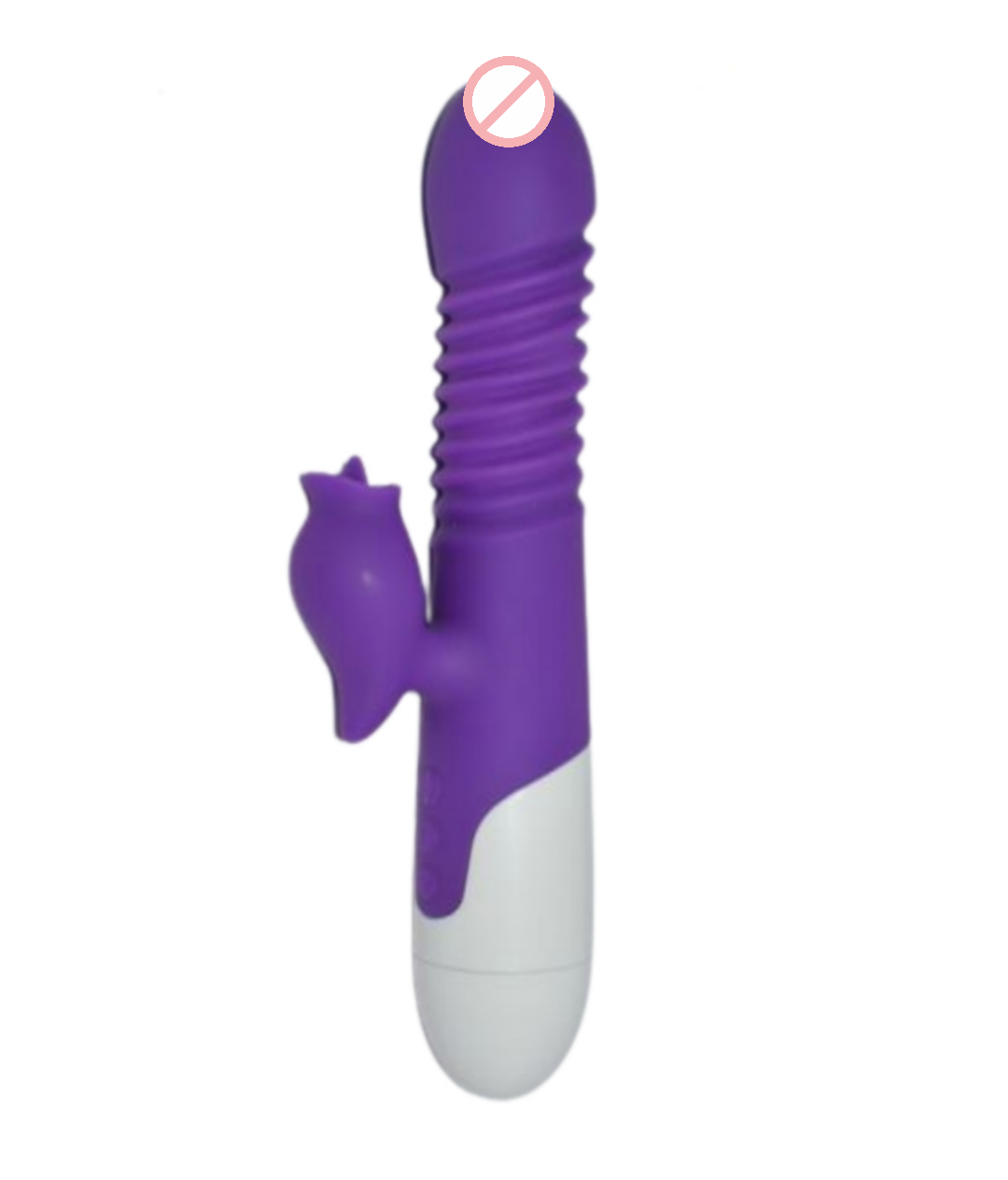 Lisa Thrusting Double Power Stretch Rabbit Vibrator