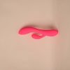 Lush 3 Rose Rabbit Rechargeable Silicone Vibrator For Women1g