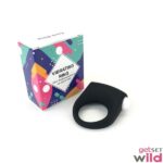 Lux Black Silicone Vibrating Cock Ring - Image 3