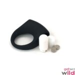 Lux Black Silicone Vibrating Cock Ring - Image 5